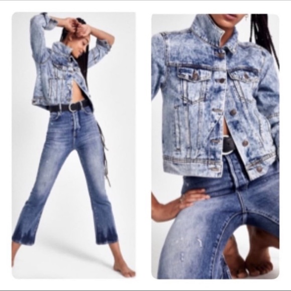 Free People RUMORS DENIM JACKET SIZE SMALL NWT - Picture 7 of 12